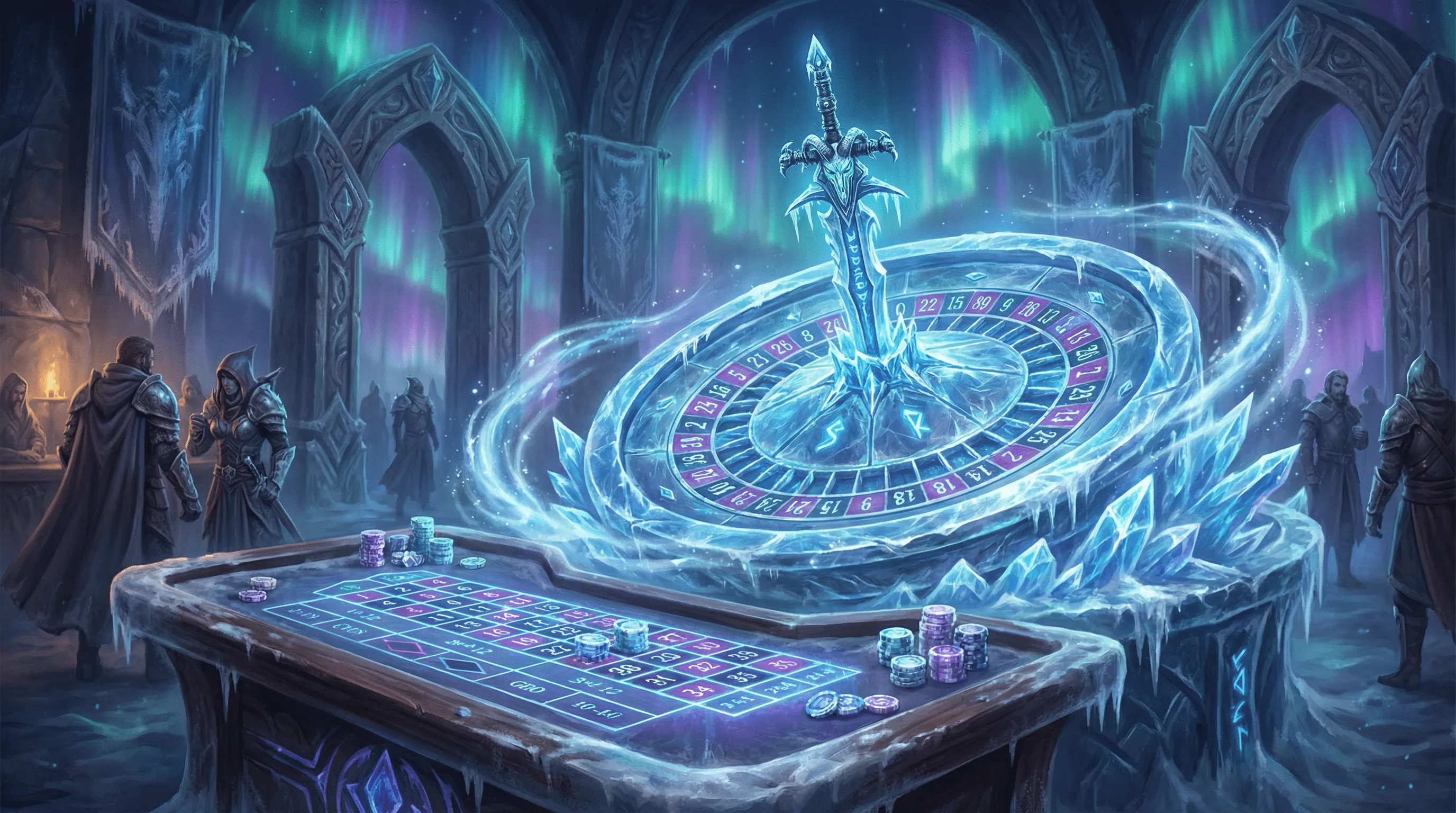 Roleta mística com efeitos de gelo no onabet entrar
